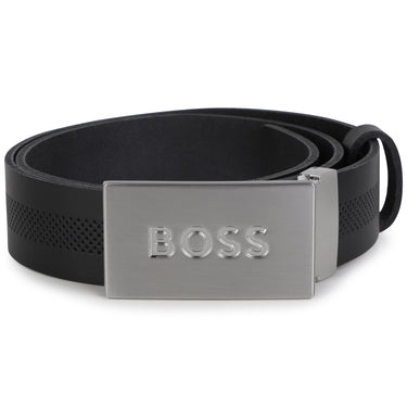 Cinturón BOSS negro para niños y adolescentes